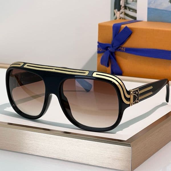 Z2679W Mens 1 0 millionaires sunglasses luxury designer sunglasses acetate frame fashion drive sunshade sunglasses high quality exquisitely decorated metal sign