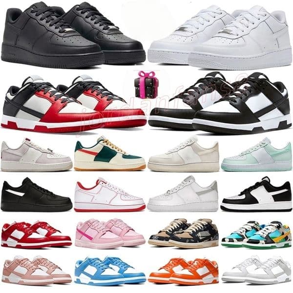 Airfore 1 big discount airforcee 1 one af1s running white black panda utility flax wheat mens trainers deisgner outdoor sports sneakers men women walking