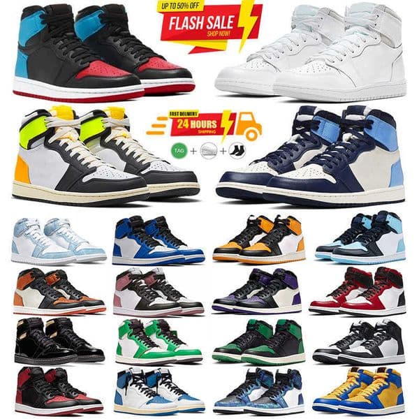 4s Designer Shoes 5s 1s Basketball 12s 4 Men Women Sneakers Military Black Cat Metallic Flu Game Bred Fear Fire Sail Red Thunder White Pink Mens Trainers