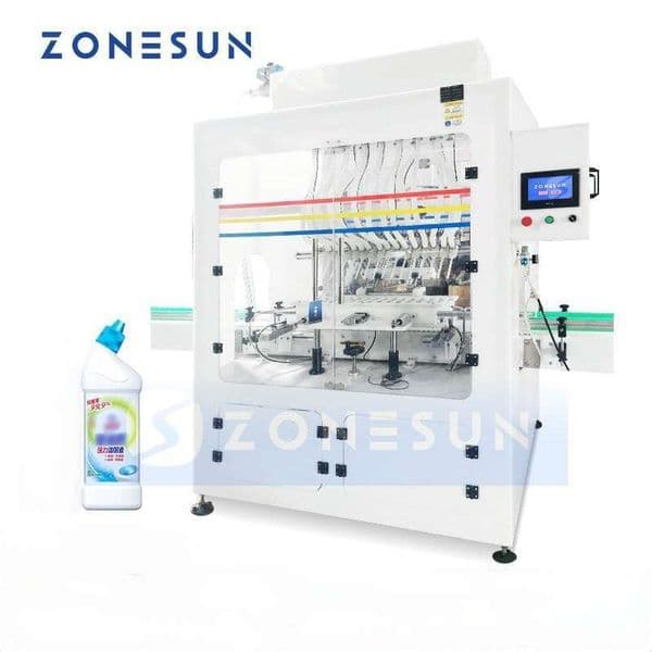 ZONESUN ZS-XAF16 Automatic Strong Acid Corrosive Liquid Filling Machine Industrial Chemical Packing Equipment