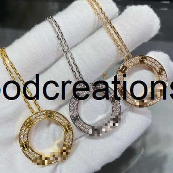 Designer Brand C style Necklace highends ilverl arger oundp endantn ecklacef orw omenl oved esignf ullo fs tarsa ndd iamondsf inelyc raftedw ithC NCt echnologyt hree