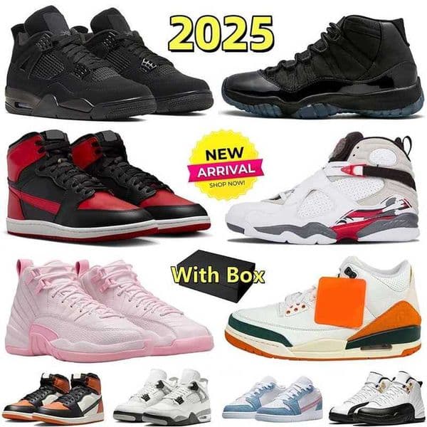 Designer Basketball Shoes 1s 4s 11s Mens 2025 Gamma Blue Black Cat Valentines Day Pizza Bred Denim Panda Light Grey Military Trainers Sports Sneakers