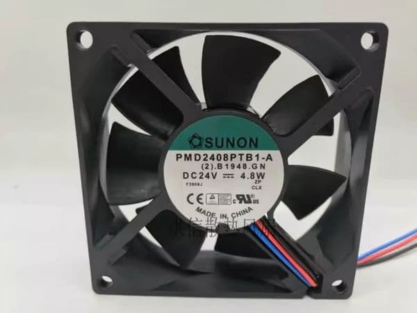 Free shipping original PMD2408PTB1-A DC24V 4.8W 2-wire 3-wire 8025 inverter fan