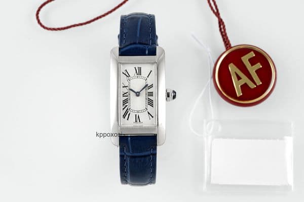 Top quality tanks watch women mens watch super clone watch designer watch swiss quartz movement sapphire crystal glass leather strap 22mm with box 2N78