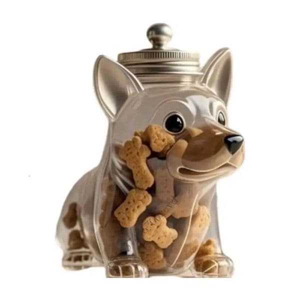 Bestseller Clear Glass Pet Treat Storage Jar Tight Lid For New Treats Party Materials P9yb Ddmytues