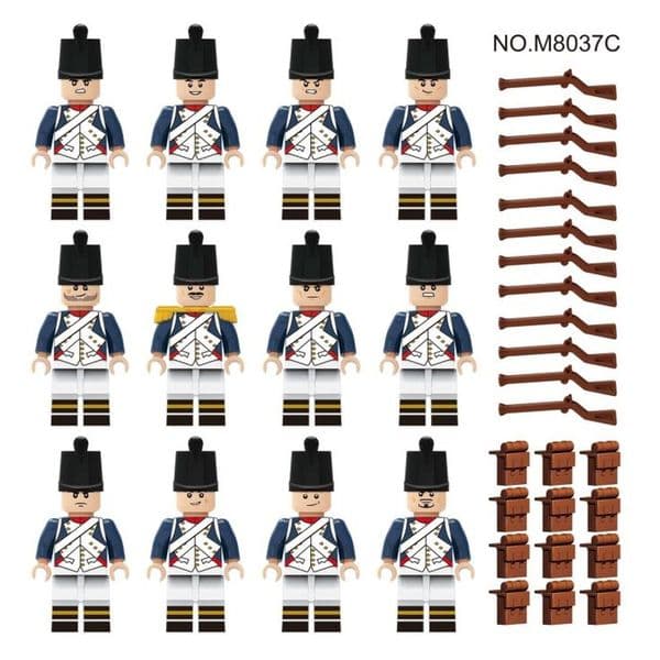 Pirate Series Royal Navy Building Block Figures