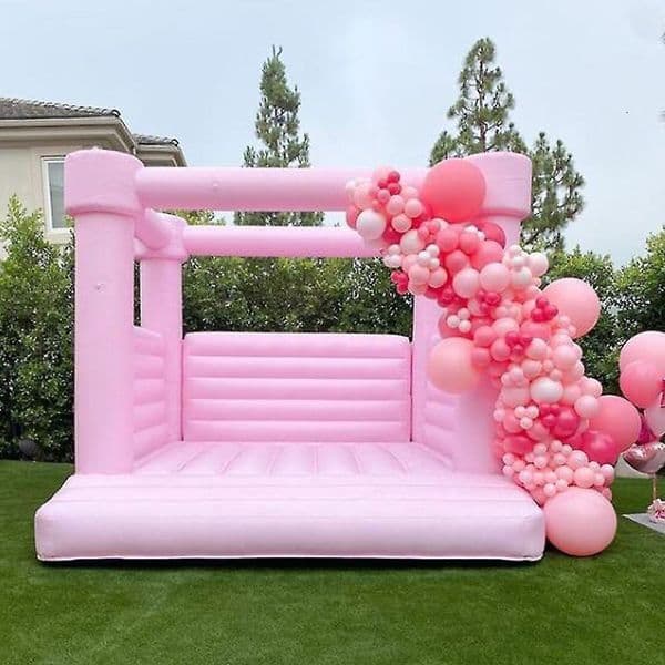 Outdoor activities newest wedding inflatable bouncer house jumping bouncy castle white house for birthday aniversary party