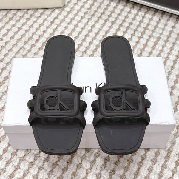 Cain Klein jelly Designer Sandals Women's Fashion Slippers Jelly Feel Lightweight Breathable Lazy Summer Flat Beach Sandals Top Quality Luxury Comfortable Sandals