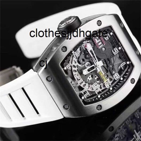 Luxury Watches 029ti Titanium Material Fully Hollow Automatic Mechanical Back Through Movement Mens Single Watch cjgood YK0A