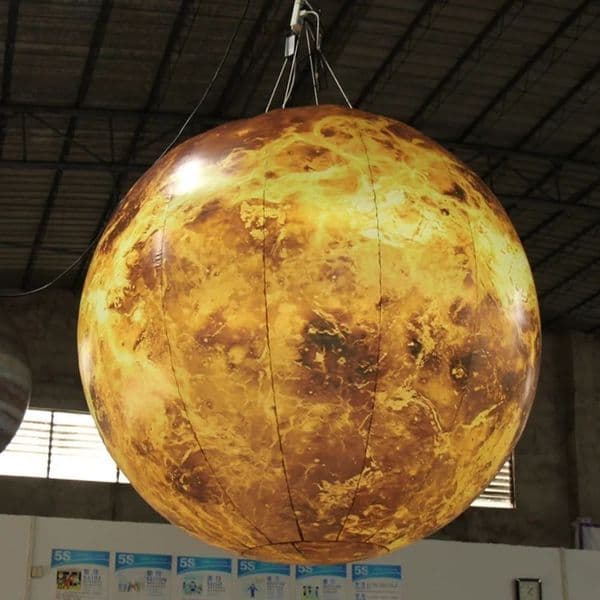 Free delivery Customized giant advertising Oxford cloth inflatable mars ball inflatables planet air balloon for event decoration