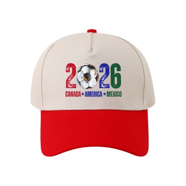 2026 World Cup Mascot Baseball Cap Hats USA Mexico Canada Women Men Maple Dad Hat 7 Colors Unisex Football Fan Cap Unisex Adjustable Buckle