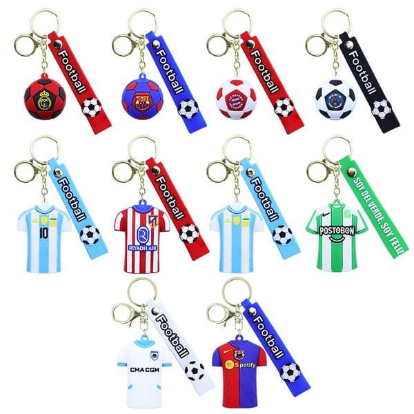 Keychains Designer Ring Lanyards Accessories Luxury Keychain Hanger World Cup Fan Souvenir Double-sided Football Jersey Key Chain