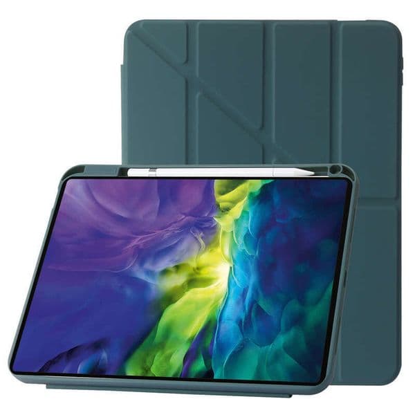 mini6/7 transparent acrylic Y-fold deformable protective iPad Air4/5 flip leather case iPad10.2
