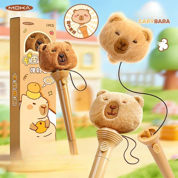 Adorable Student-Friendly ballpoint pens bulk/roller ball pen High-Quality Fountain Pens with Cute Capybaras