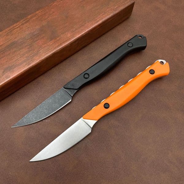2Models 15700 Flyway Fixed Knife 2.55" CPM-154 Satin Straight Back, Santoprene Handles
