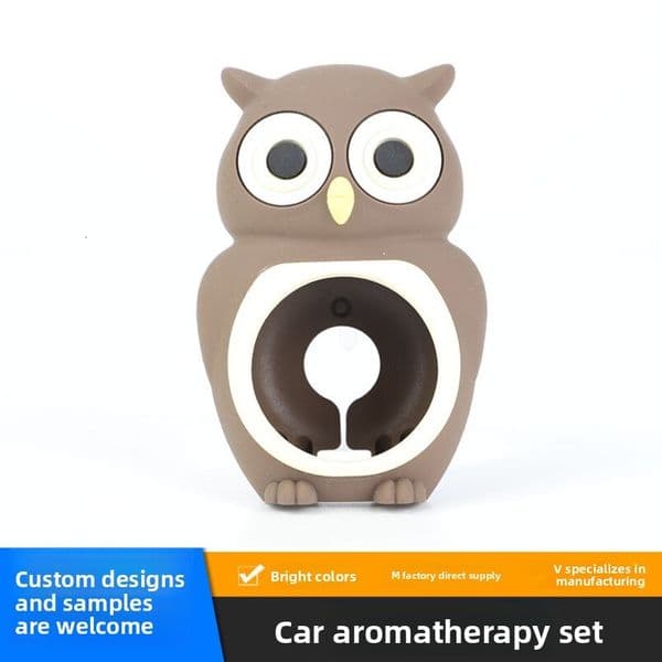 Wholesale Air Freshener Vent Perfume Car Fragrance Gift Box Long-lasting Fresh Light Scent Decorative Silicone Hanging Ornament