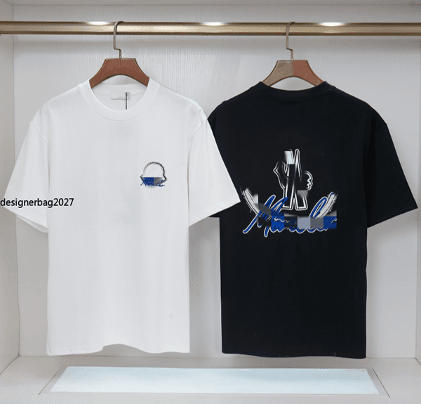 Designer men's T-shirt luxury ouis Vuittoletter printed clothing shirt summer women's short sleeved men's casual round neck cotton sportswear clothes