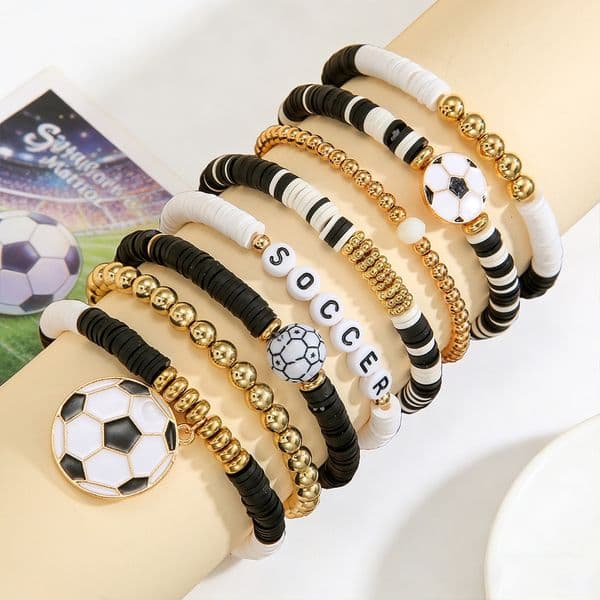 Football Set World Cup Commemorative Bracelet Multi-layered Sports Accessories