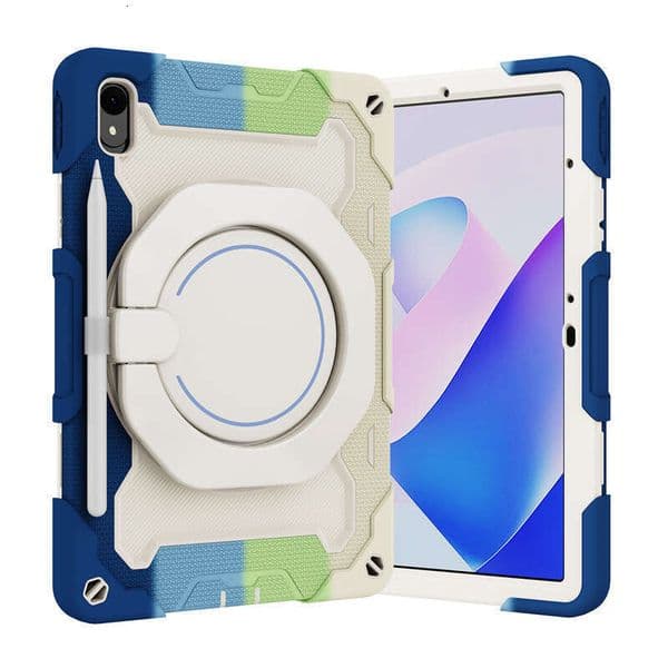 Suitable for Huawei Matepad Air12 silicone anti-drop tablet case with strap, Honor 9 X8 V7 rotating protective cover