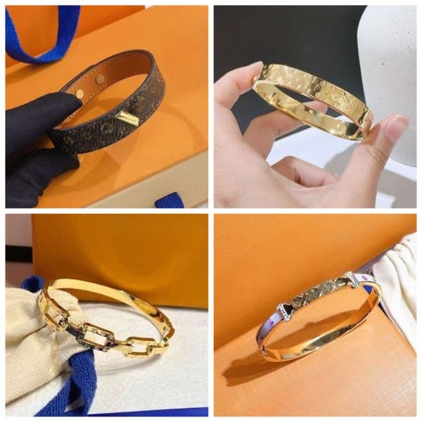 Classic Luxury Brand Bracelet for Men and Women 18K Gold Plated Stainless Steel Bangle Lover Gift Bracelet Wholesale High Quality Jewelry