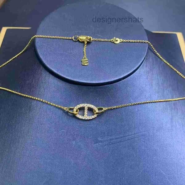 New designer necklace pig nose K gold necklace letter designer jewelry luxury accessories with diamond necklace sisters gift
