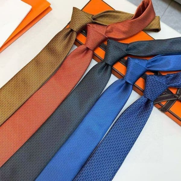 YY2026 Luxury New Designer 100% Silk Tie Men's and Women's Pattern Letter H Tie Party Suitable for Wedding Business Weaving Fashion Design Hawaiian Tie World Cup Tie 1032