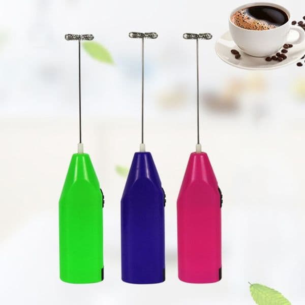 Electric Egg whisk Cream Mixer Tools Milk Frother Stainless Steel Coffee Blenders Beaters Logo Customize Box Packed FDA handheld W0221