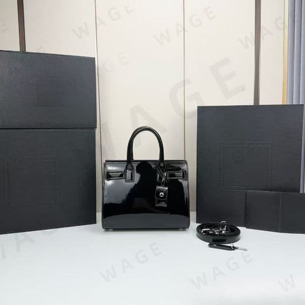 2026 Women's Leather Top-Handle Bag - Detachable Strap, Multi-Colors, Glossy Elegant, Soft Lining, Premium Material, Ideal for Office/Daily/Party Matching-4