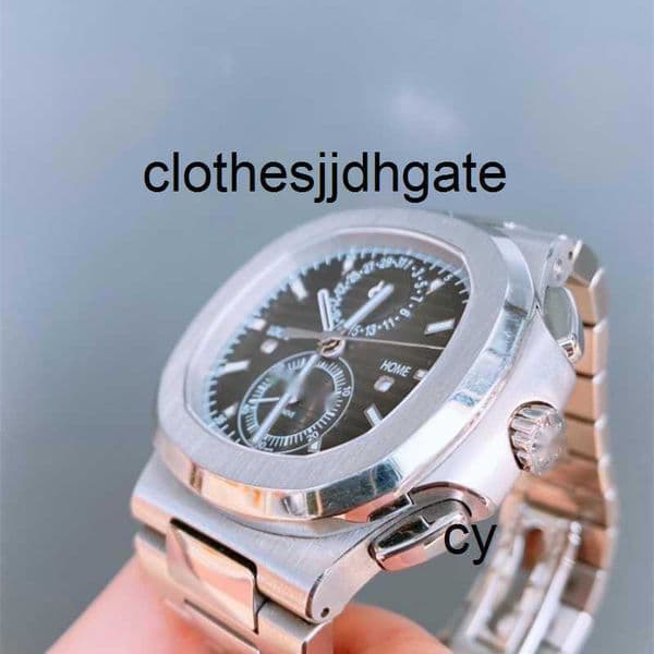 Men Desigenr Watches Stainless Steel 40mm Diameter Dual Time Chronograph Automatic Mechanical Mens Watch cjgood I41N