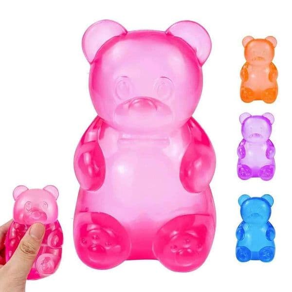 2026 Schylling Needoh Bear Squishy Fidget Toy Stress Relief Anxie Sensory Tool for Focus ADHD Calming Office Desk Gadget Z260326