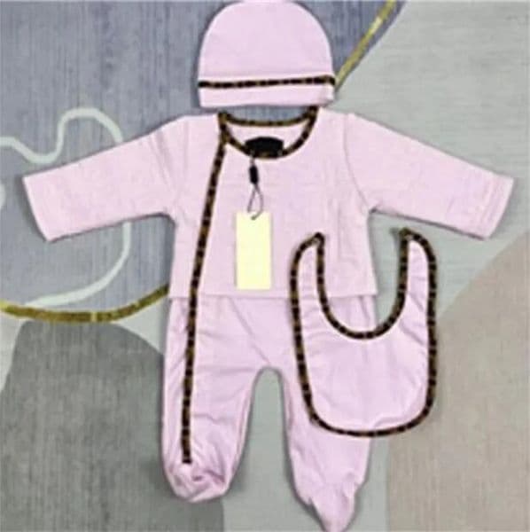 Baby Romper Toddler Kids Lapel Single Breasted Jumpsuits Designer Infant Onesie Newborn Casual Clothes AA