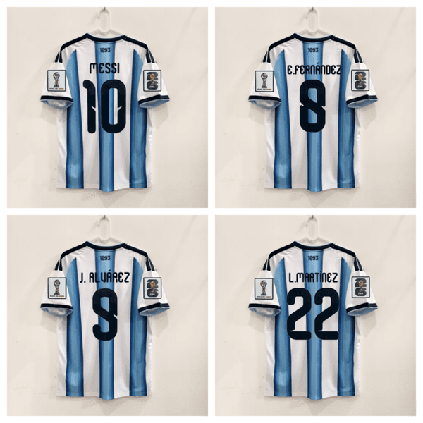 2026 World Cup Argentina Soccer Jersey Messi No.10 Fan Edition Replica Unisex Breathable Football Shirt National Team Jerseys