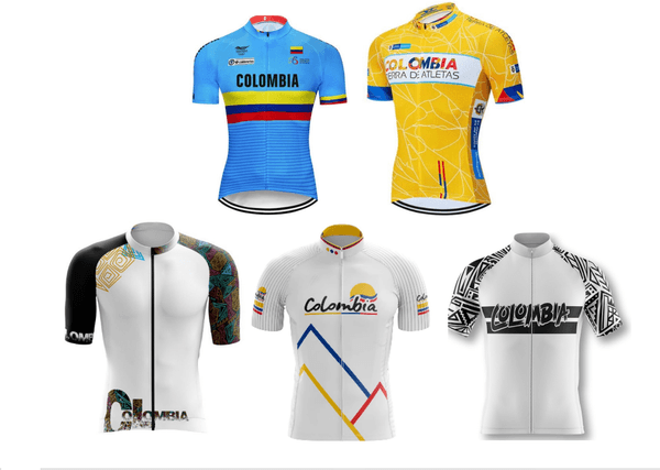 2026 Colombia Cycling Team Jersey Short Sleeve Bike Tops Ropa Ciclismo MenS MTB Shirt Summer Pro Bicycling Maillot Clothing