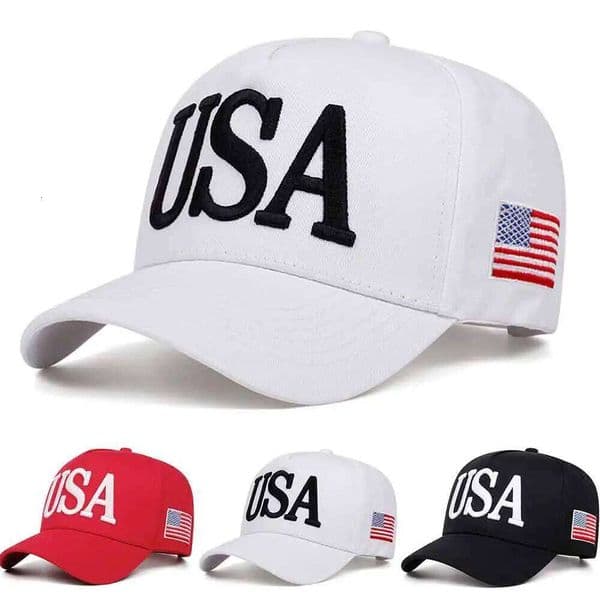 usa embroidered caps outdoor sports baseball caps