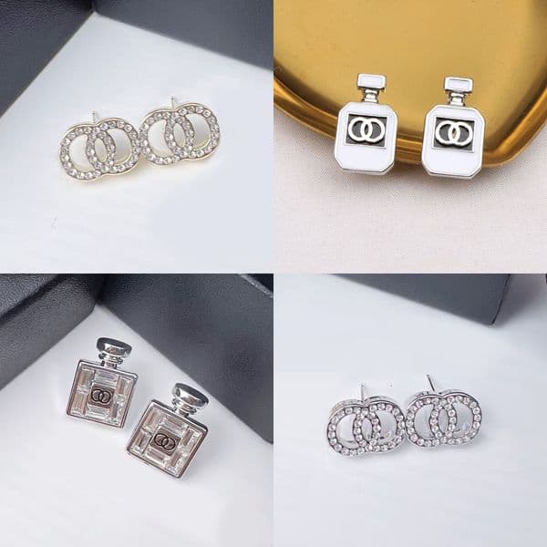 Enamel Heart Colourful Studs Crystal Brass Copper Eardrop Stylish Jewelry Fashionable Gift Women Classic Stud Earrings for Any Occasion