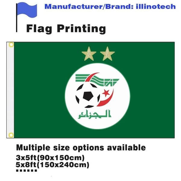 Bestseller Algeria National Team For 2026 World Football League Banner Cheering Flag Ddmysat