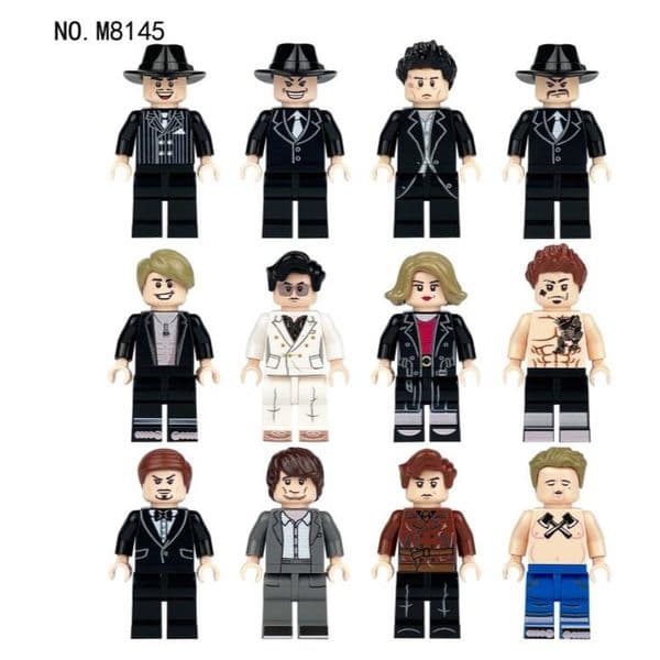 Gangster Building Block Minifigures