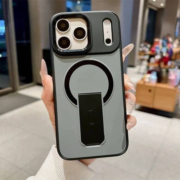 For Magnetic Invisible Kickstand Case IPhone Air 13 12 11 Pro Max 16 15 14 Plus 17 16E for Magsafe Wireless Charge Cover ddmythur