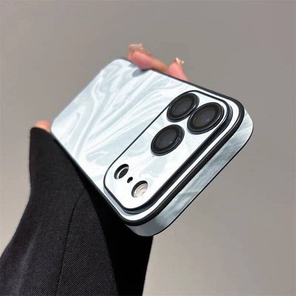 Luxury Snow Mountain Fur Plush Phone Case For iPhone 17 Max Air 11 12 13 16 Pro 14 15 Plus Camera Lens Protection Back Cover ddmythur