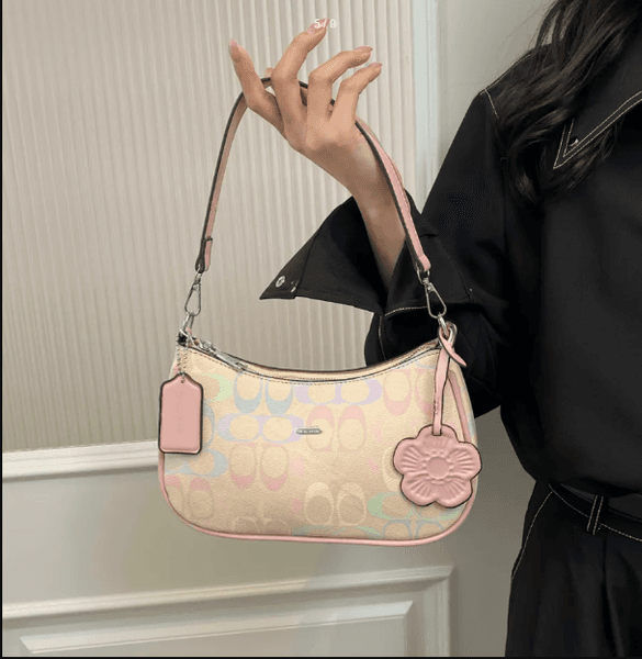 2026Cherry Teri shoulder Bag designer Purse Genuine underarm handbag Armpit tote leather crossbody denim Sacoche ladies Clutch wallet Hobo purses bags