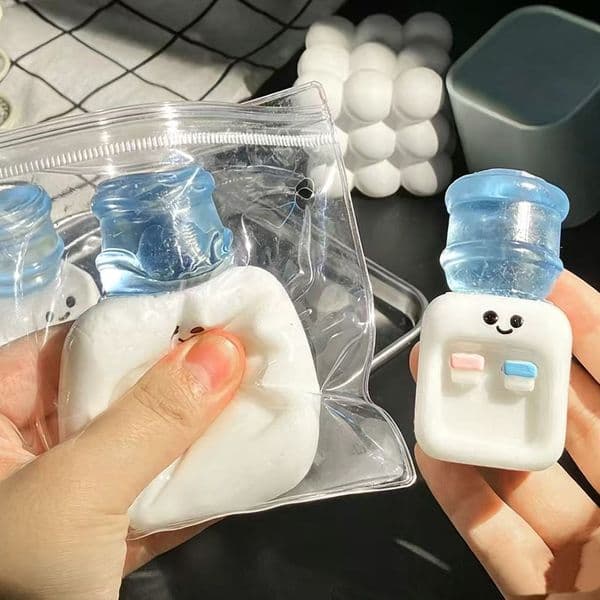 Needoh Fun Mini Water Dispenser Squishy Toys Slow Rebound Stress Relief Decompression Anxiety Relief Fidget Toy For Kids Adults
