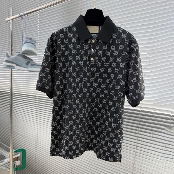 Designer men T-shirt polo shirt, summer high-quality short sleeved polos, casual letter printed fashionable high street mens polo cotton clothing, Asian sizes