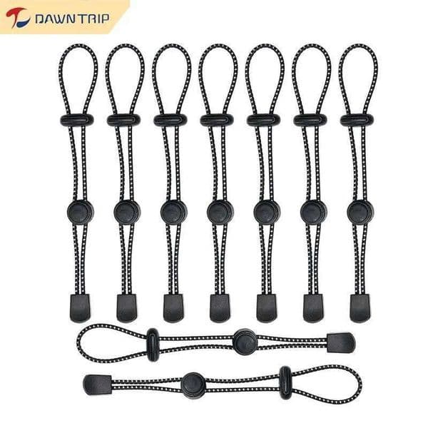 Backpack Hiking Stick Holder Straps Elastic Lanyard Cord Rope for Walking Pole Fixing Buckle Adjustable Trekking Poles 10/30PCS