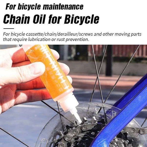 50ML Bicycle Special Lubricant Long Lasting Dry Lube Chain Waxy Maintenance Oil Squirt MTB Road Bike