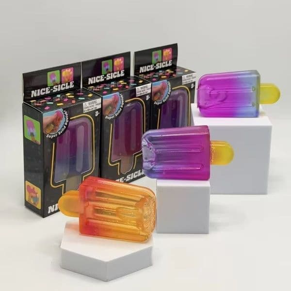 Gradient Squeeze Nice-sicle Popsicle NeeDoh Ice Cream Sensory Stress Relief Toy