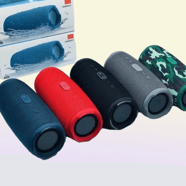 Charge 5 Bluetooth Speaker Charge5 Portable Mini Wireless Outdoor Waterproof Subwoofer Speakers Support TF USB Card 5 Colors W