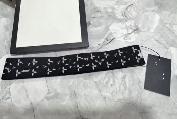 Headband for Women and Men Top Quality Letter Black White Candy Color Hair Bands Head Scarf For Children Headwrap Jewelry