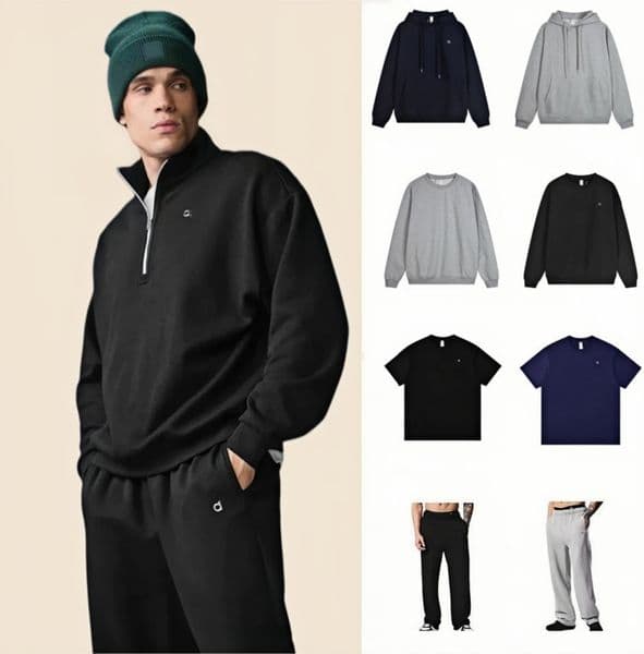 2026 Top Sweatshirt Hoodie Men Sets Fall Full Zipper Hoodie Sports Comfortable And Soft T-shirt Daliy Wear Clothes Gym Set Pants Men Sets