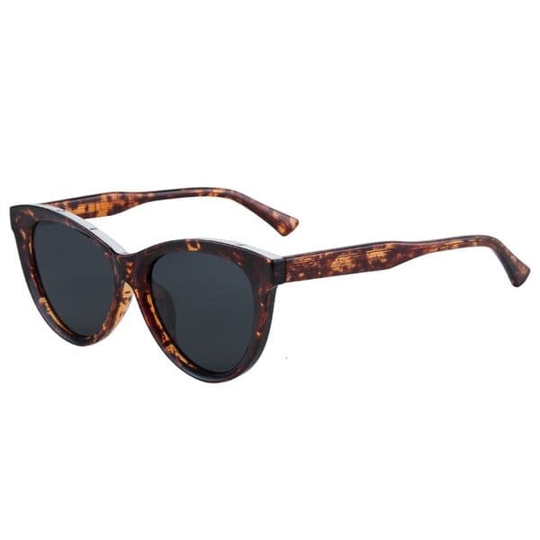 5627 Vintage Triangular Cat Eye Small Frame for Women, High-end Ins Black Sun Protection Stylish Sunglasses