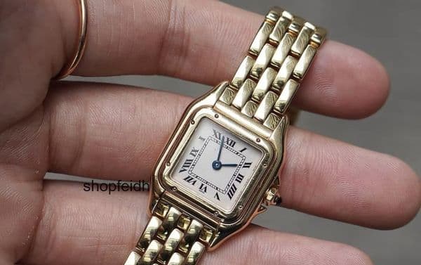 Top quality panthere watch watches watch women designer mens watch super clone watch swiss quartz movement sapphire crystal glass 316L steel strap 22mm with box 454D